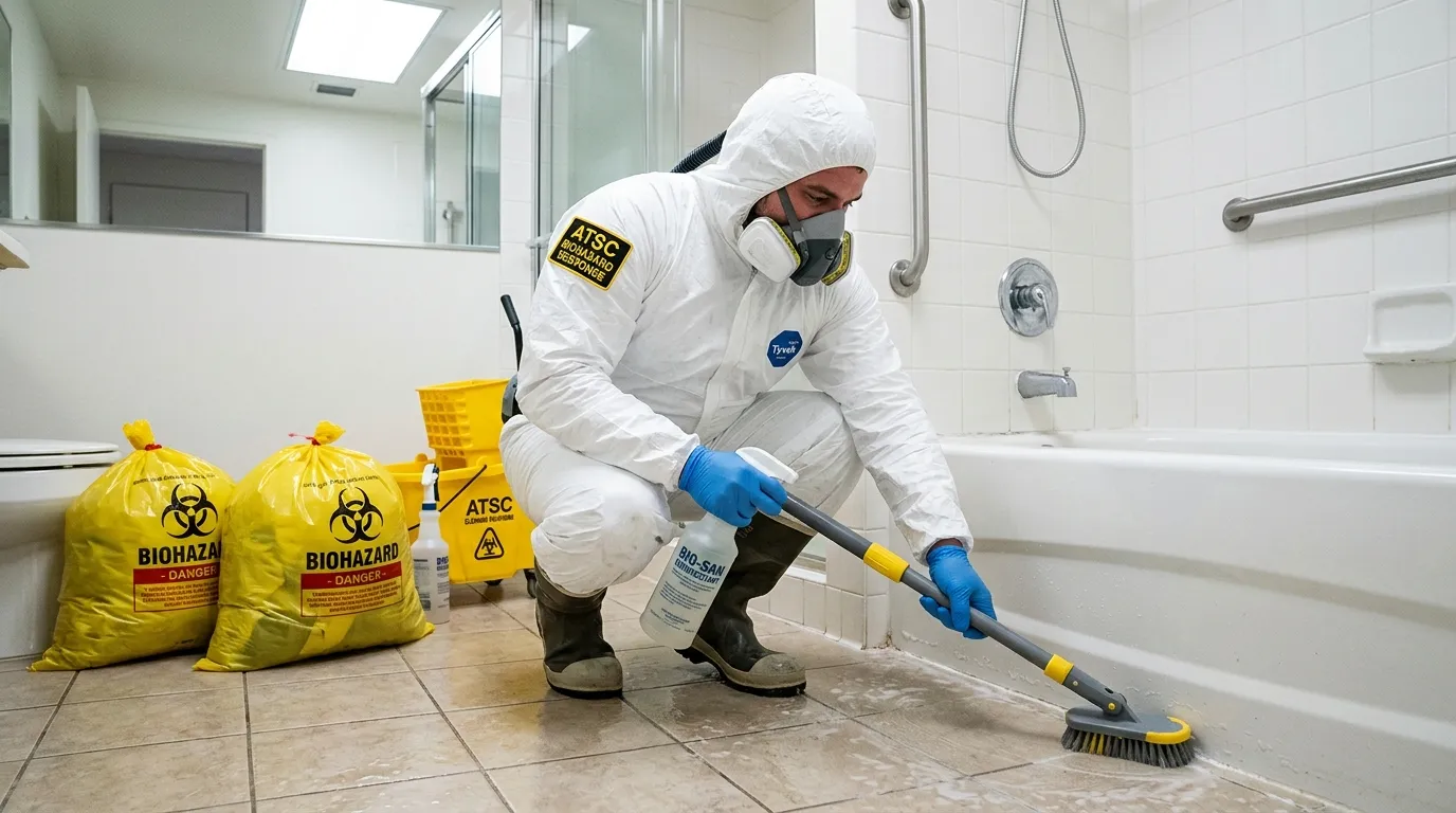 Decontamination equipment deployed for Blood Cleanup in Ferguson